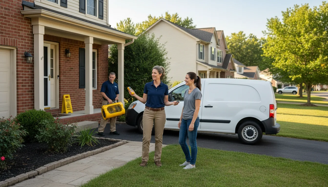 Water restoration image for Fire And Smoke Damage Restoration in Van Buren, AR